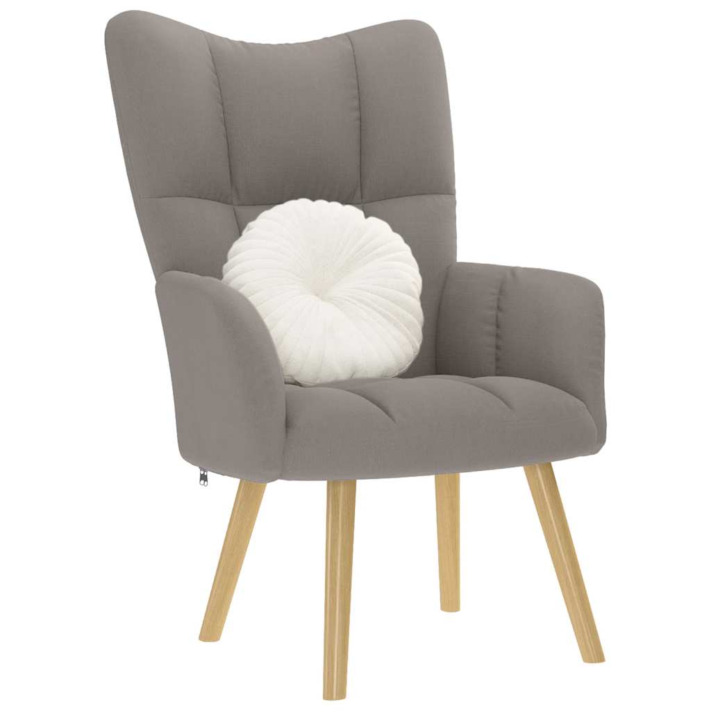 Relaxsessel Taupe Stoff
