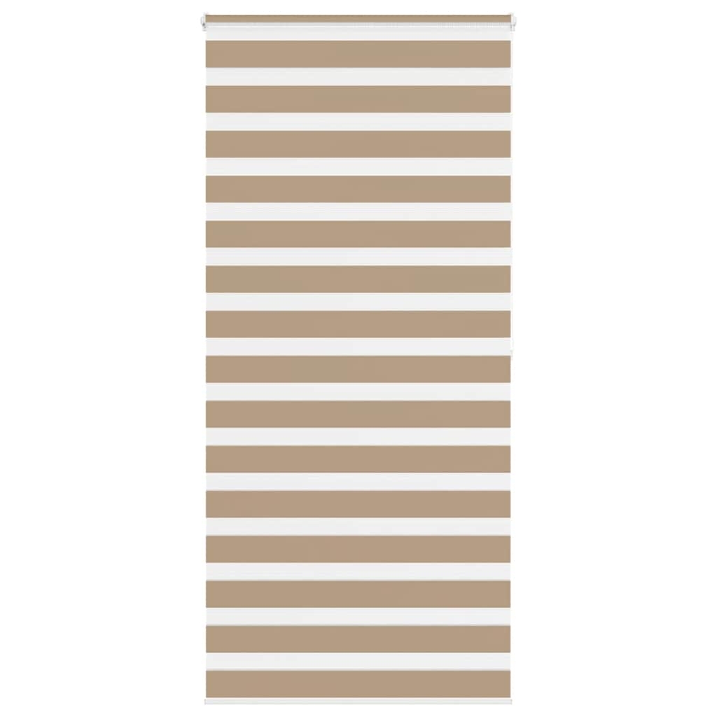 Zebrarollo Sandbraun 115x200 cm Stoffbreite 110,9 cm Polyester