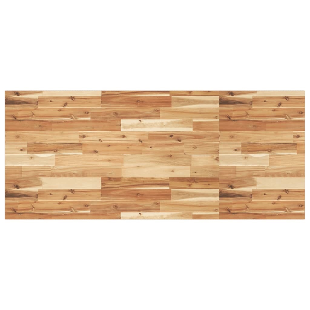 Schreibtischplatte Ölbeschichtung 140x60x2 cm Massivholz Akazie