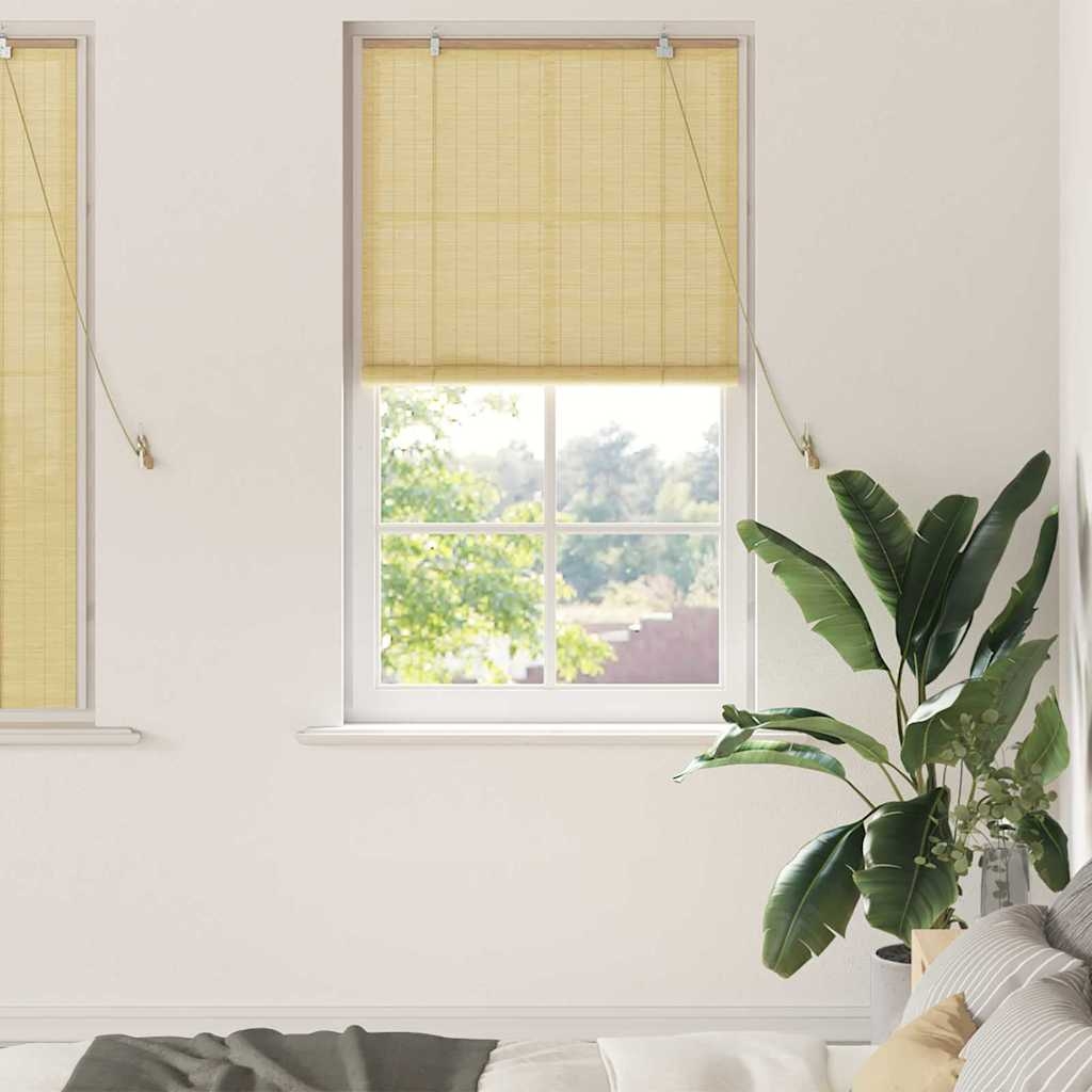 Fensterjalousien und -schattierungen Natur 80 x 160 cm Bambus