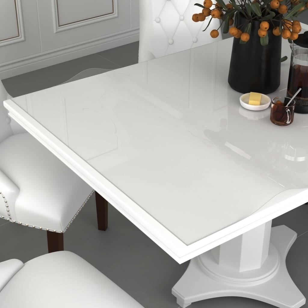 Tischfolie Transparent 100x90 cm 2 mm PVC