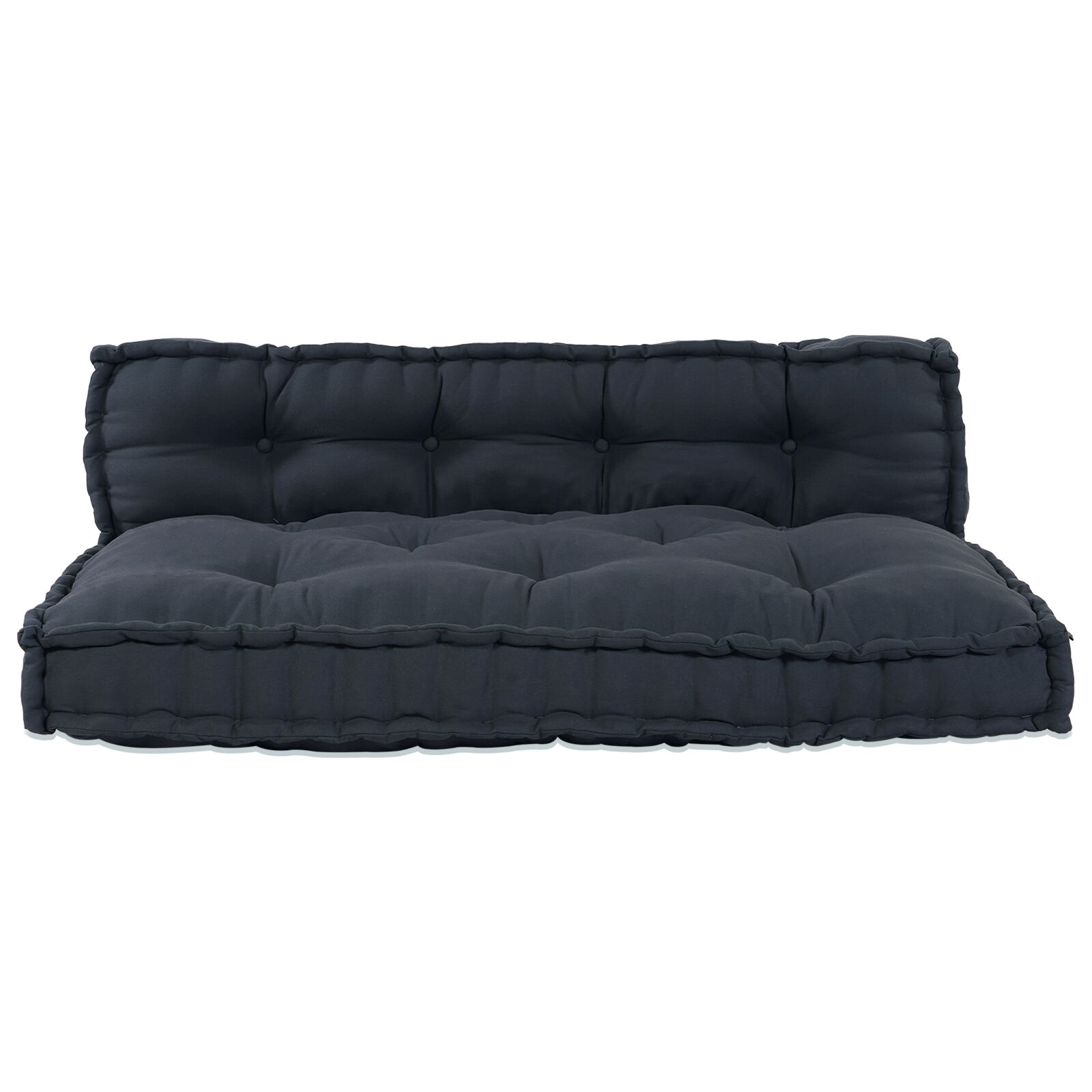 vidaXL Palettensofa-Kissen mit Rückenstütze in Anthrazit