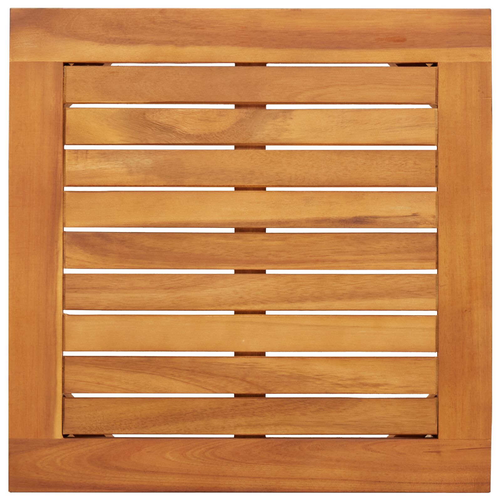 vidaXL 3-teiliges Garten-Bistro-Set mit Kissen aus massivem Akazienholz