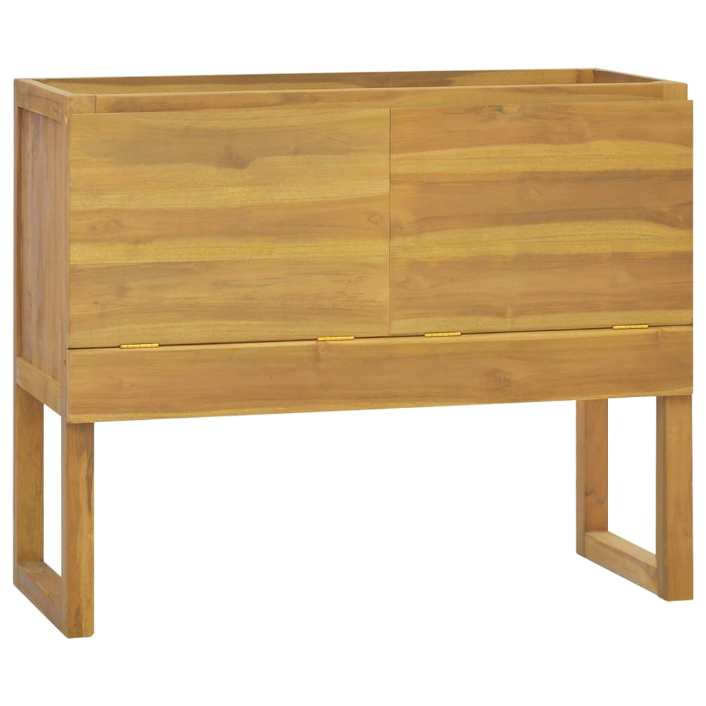 Badschrank 90x45x75 cm Massivholz Teak