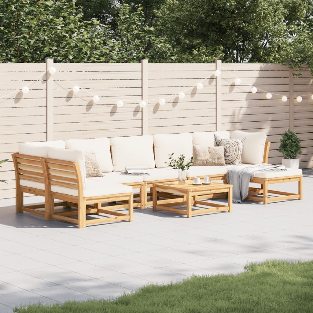 8-tlg. Garten-Lounge-Set mit Kissen Massivholz Akazie 8-tlg. Garten-Lounge-Set mit Kissen Massivholz Akazie