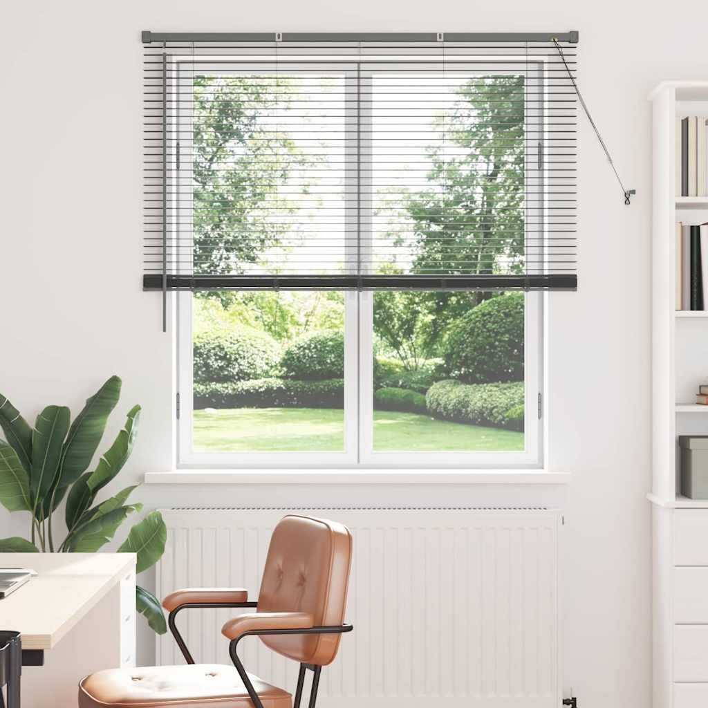 Fenster Jalousie Dunkelgrau 125 x 175 cm Aluminium