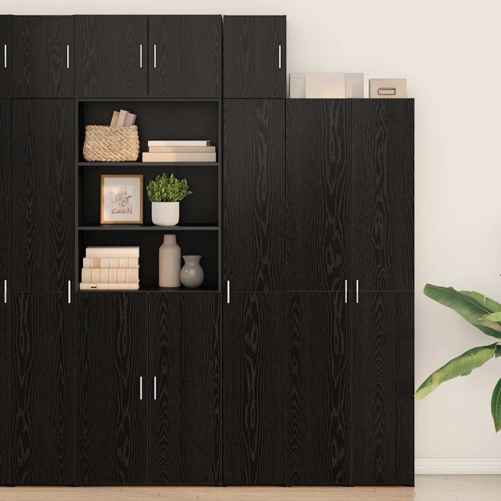 Wandschrank Schwarze Eiche 30 x 42.5 x 40 cm Holzwerkstoff