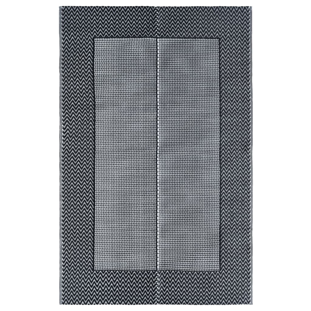 Outdoor-Teppich ARAKIL Grau 190x290 cm PP
