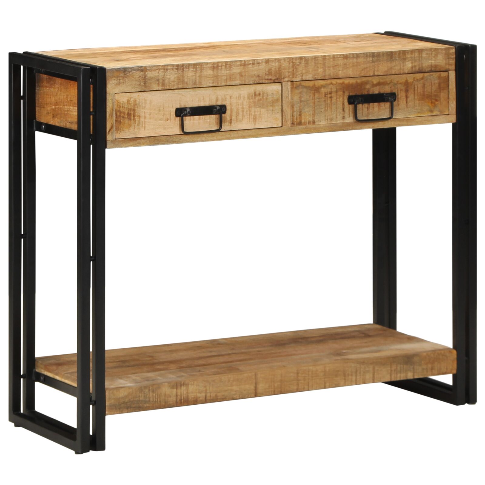 vidaXL Konsolentisch 90x33x75 cm Aus massivem Mango-Holz