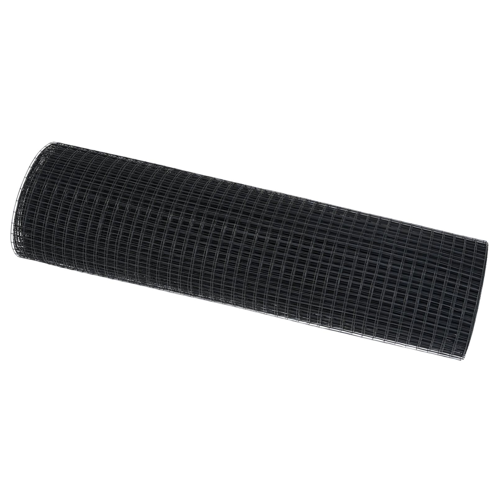 grauer Schweißdrahtzaun 0.4x10 m Stahl