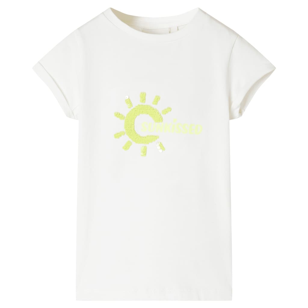 Kinder-T-Shirt Ecru 104 Kinder-T-Shirt Ecru 104