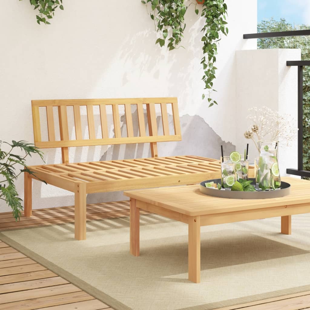 Garten-Mittelsofa aus Paletten Massivholz Akazie Garten-Mittelsofa aus Paletten Massivholz Akazie