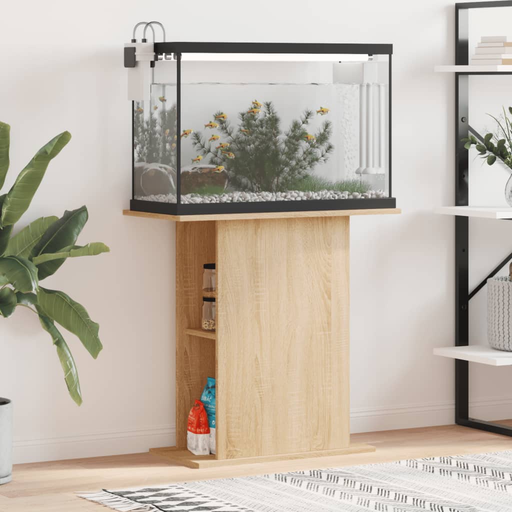 Aquariumständer Sonoma-Eiche 75x36x72,5 cm Holzwerkstoff