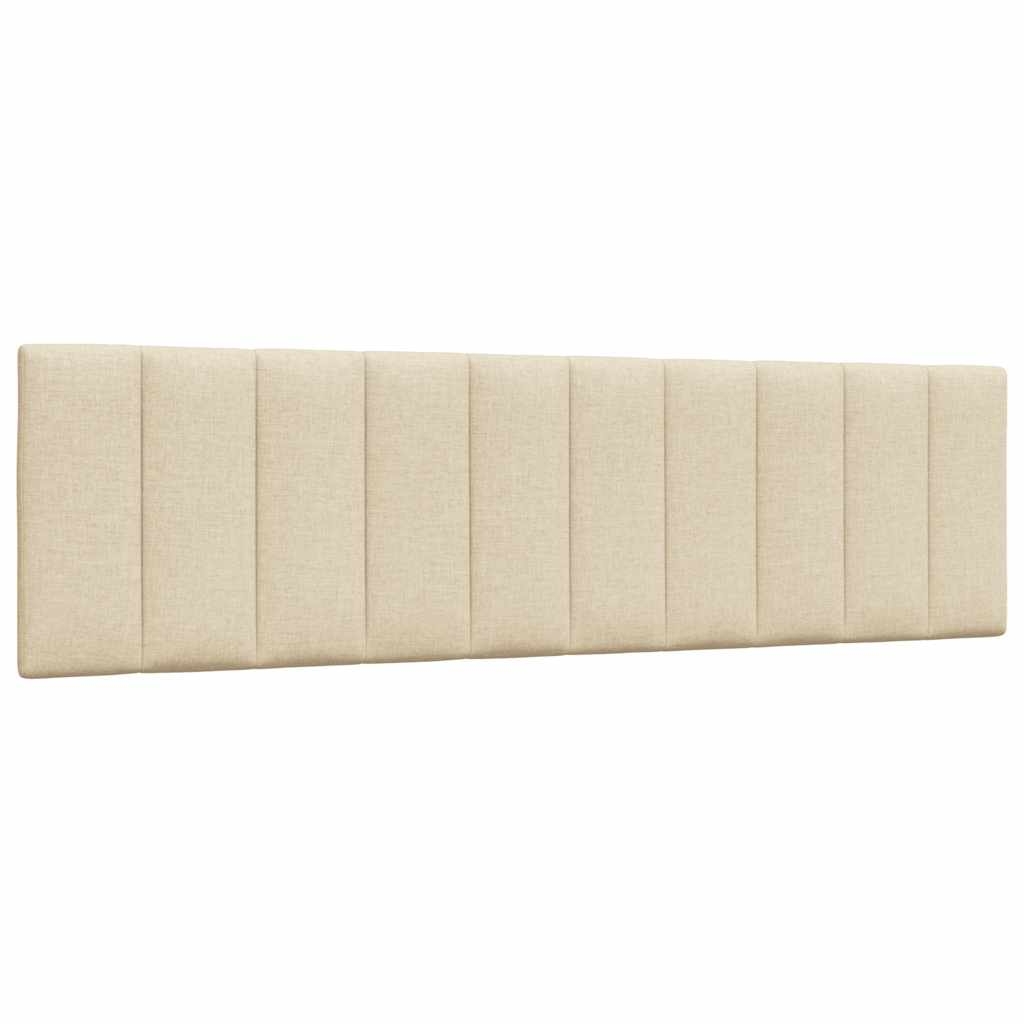 Kopfteil-Kissen "Hanko" Creme 180 cm Stoff