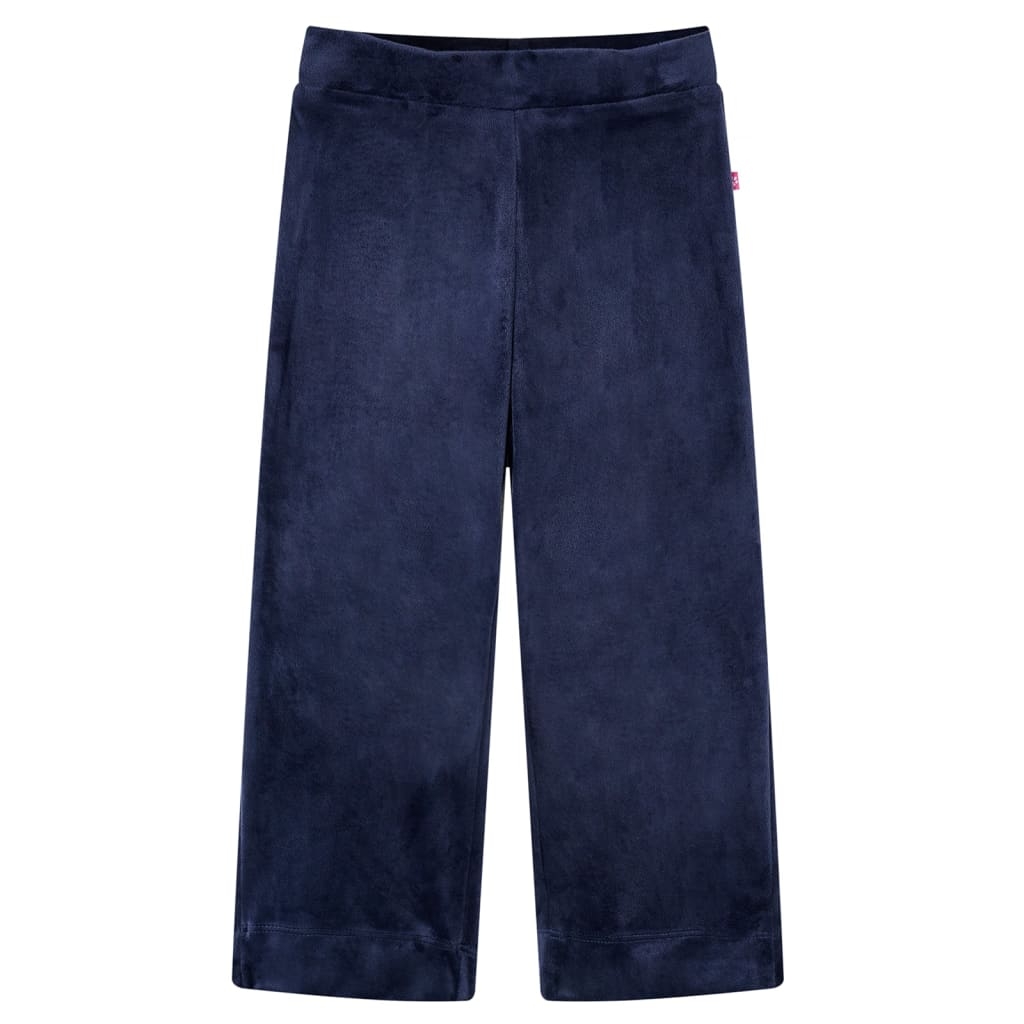 Kinderhose Samt Dunkelblau 128 Kinderhose Samt Dunkelblau 128