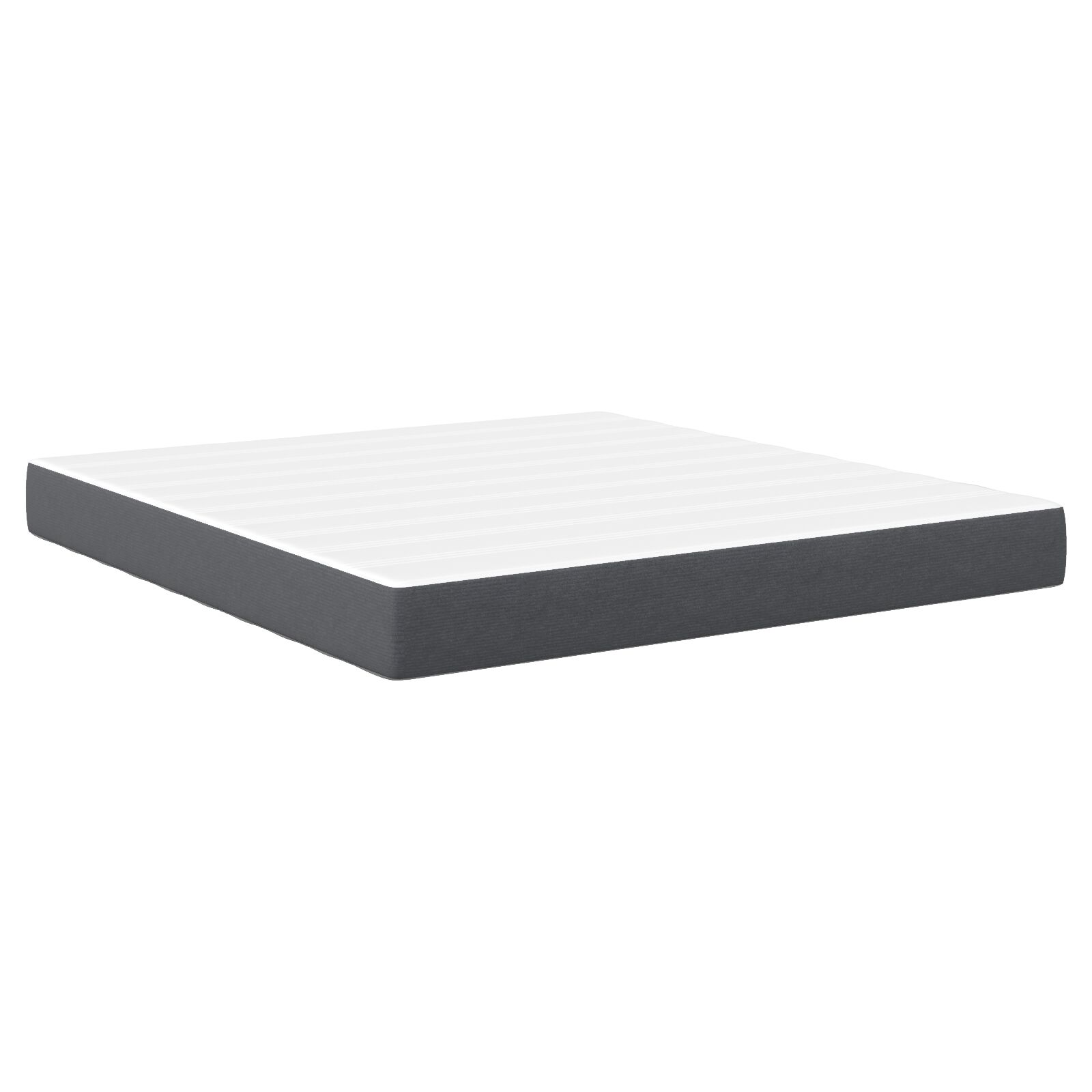 Medium Taschenfederkernmatratze - Dunkelgrau - 180x200x20 cm Stoff