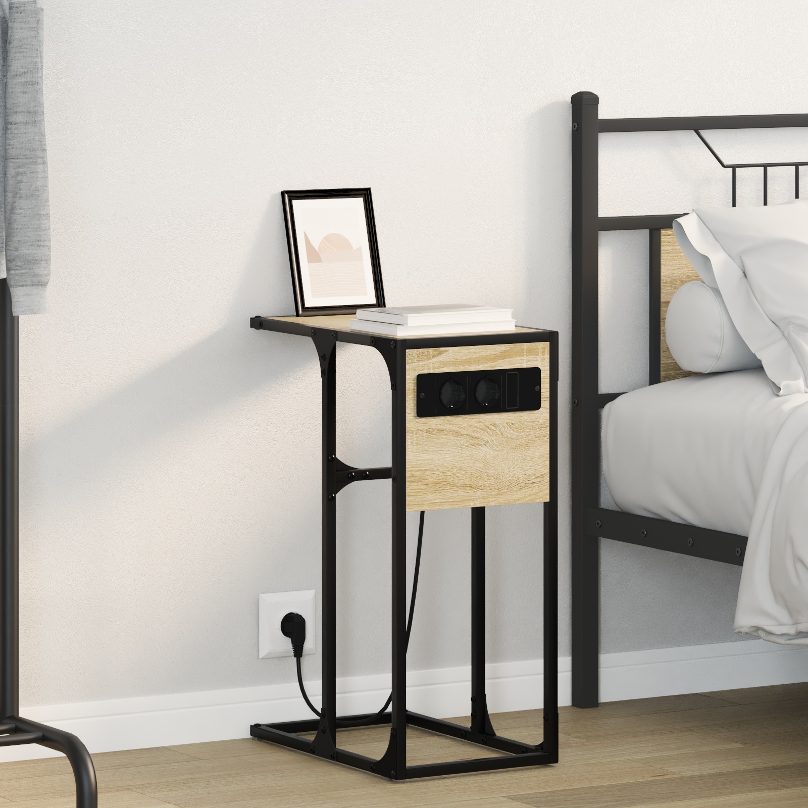 Nachttisch Sonoma Eiche 41,5 x 26 x 60,5 cm Holzwerkstoff