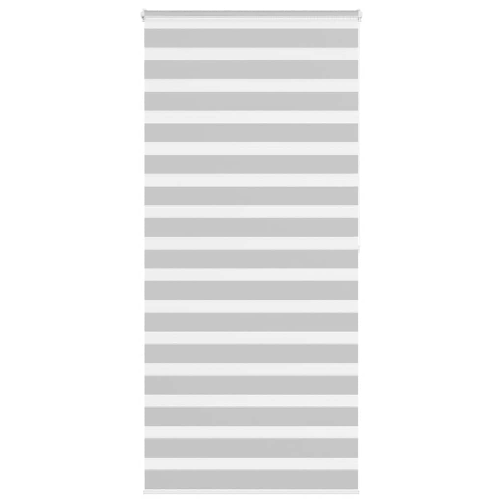 Zebrarollo Hellgrau 100x200 cm Stoffbreite 95,9 cm Polyester