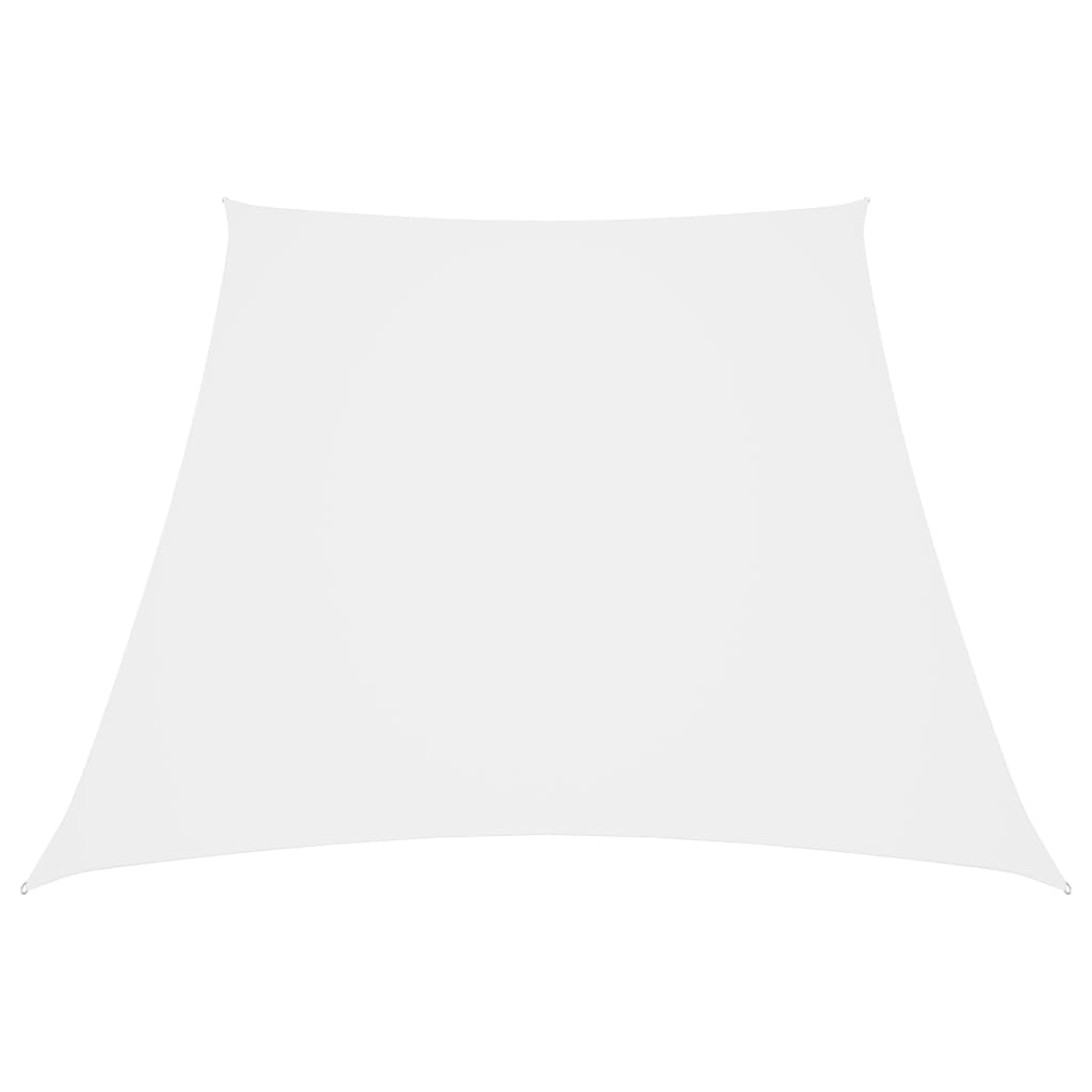 Sonnensegel Oxford-Gewebe Trapezförmig 3/5x4 m Weiß