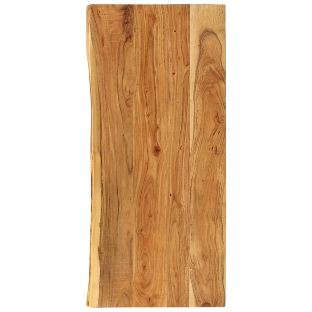 Badezimmer-Waschtischplatte Massivholz Akazie 140x52x3,8 cm Badezimmer-Waschtischplatte Massivholz Akazie 140x52x3,8 cm