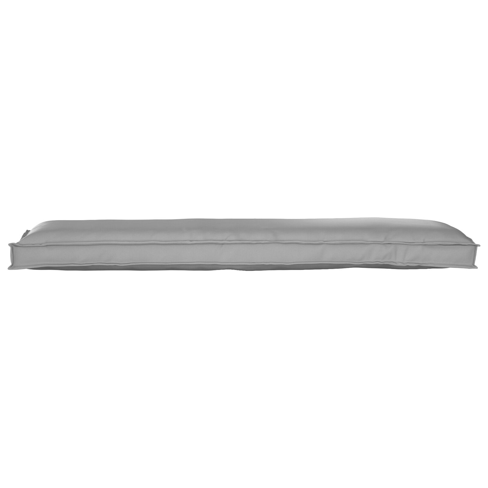 Outdoorkissen Grau Polyester 150 cm x 40 cm x 7 cm Kissen