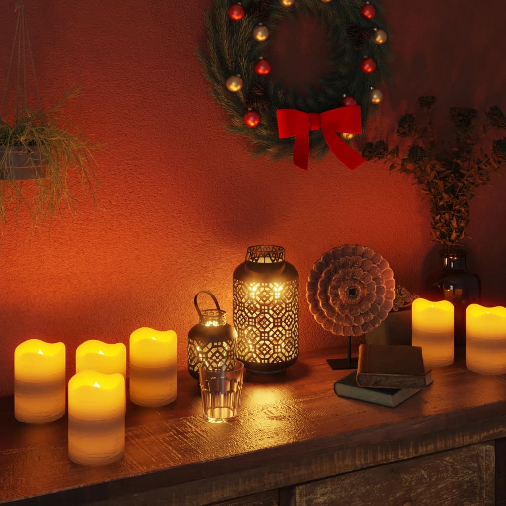 LED-Kerzen 24 Stk. mit Fernbedienung Warmweiß LED-Kerzen 24 Stk. mit Fernbedienung Warmweiß
