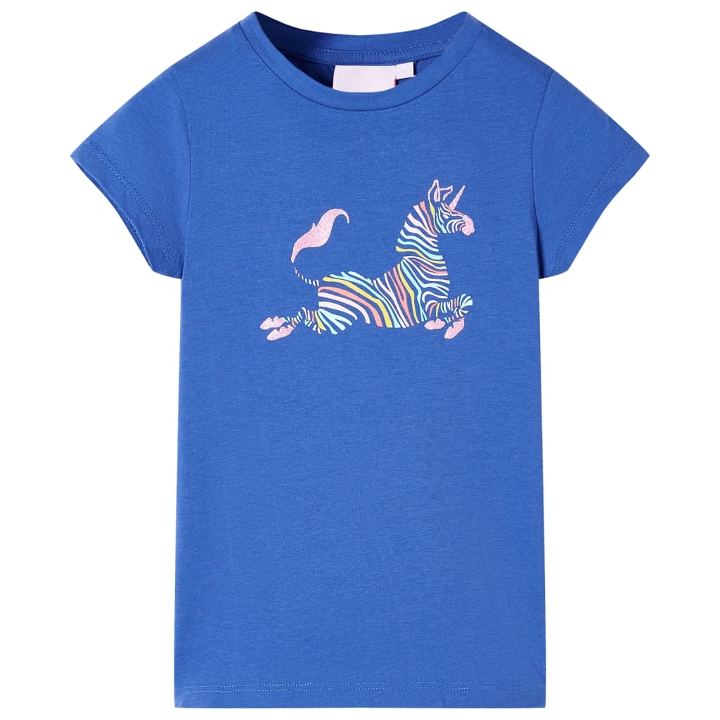Kinder-T-Shirt Kobaltblau 140 Kinder-T-Shirt Kobaltblau 140
