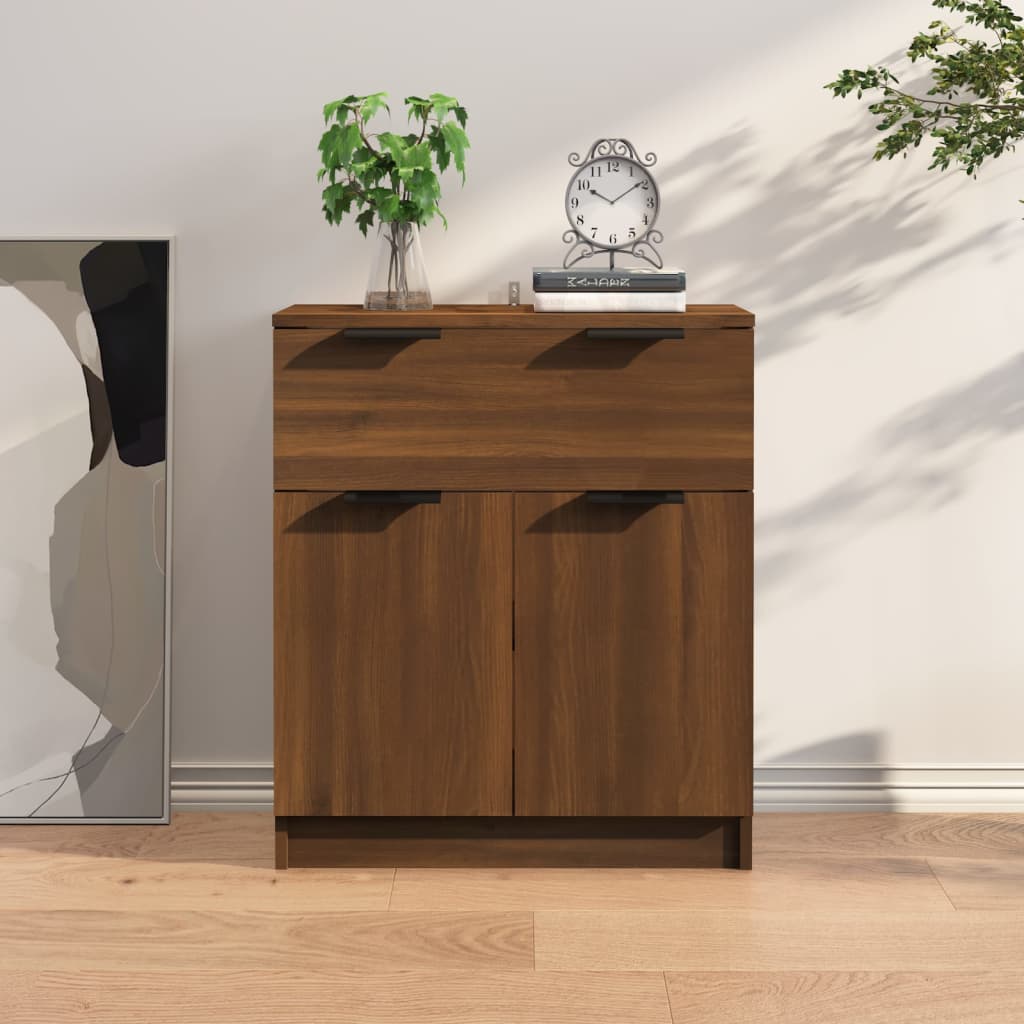 Sideboard Braun Eichen-Optik 60x30x70 cm Holzwerkstoff
