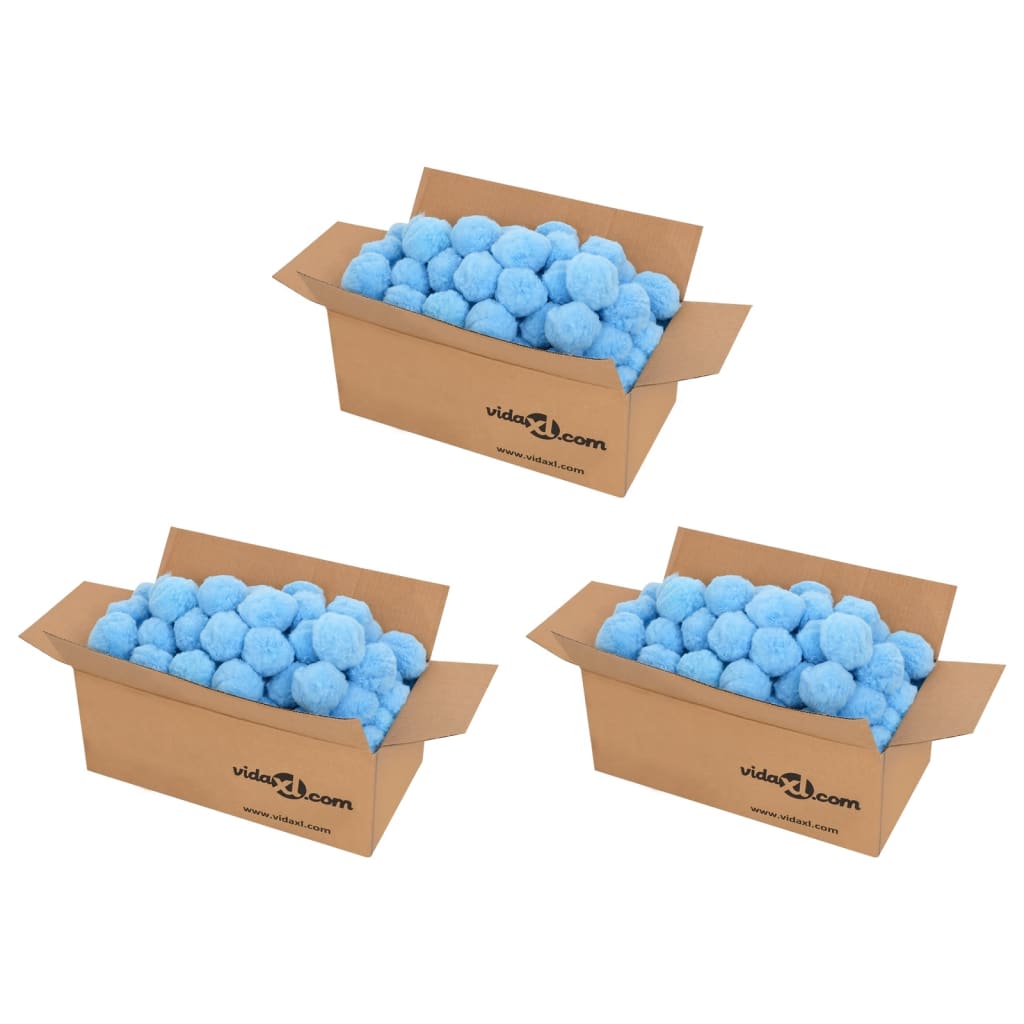 Pool-Filterbälle Antibakteriell Blau 2100 g Polyethylen