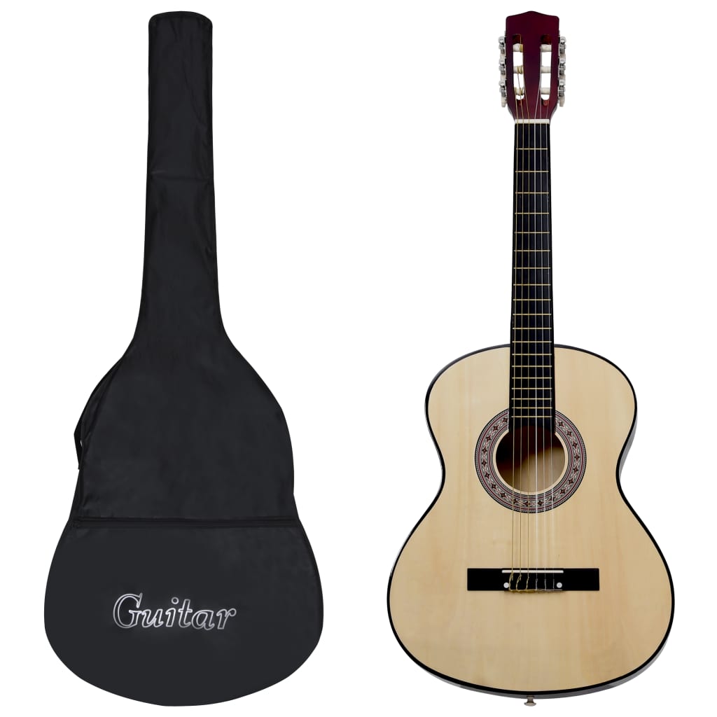 8-tlg. Klassische Gitarre Set für Kinder und Anfänger 3/4 36"