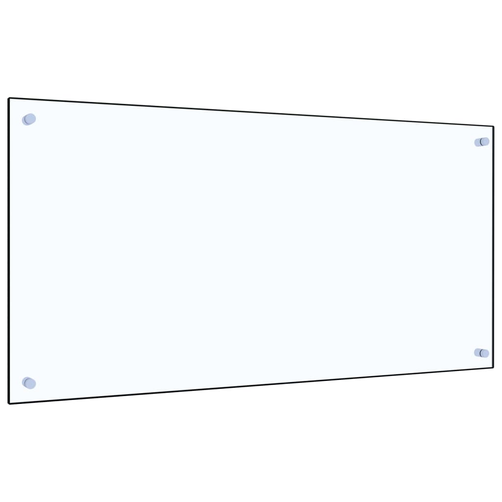Küchenrückwand Transparent 100×50 cm Hartglas