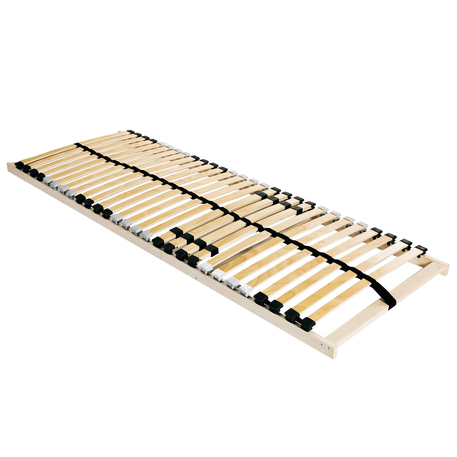 Lattenrost Braun 80 x 190 cm Massives Buchenholz