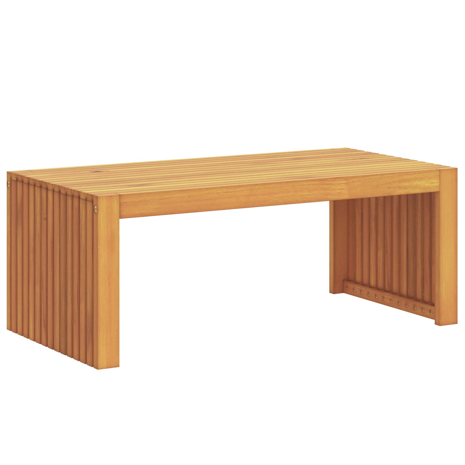 Garten Couchtisch 90x45x35 cm Massivholz Akazie