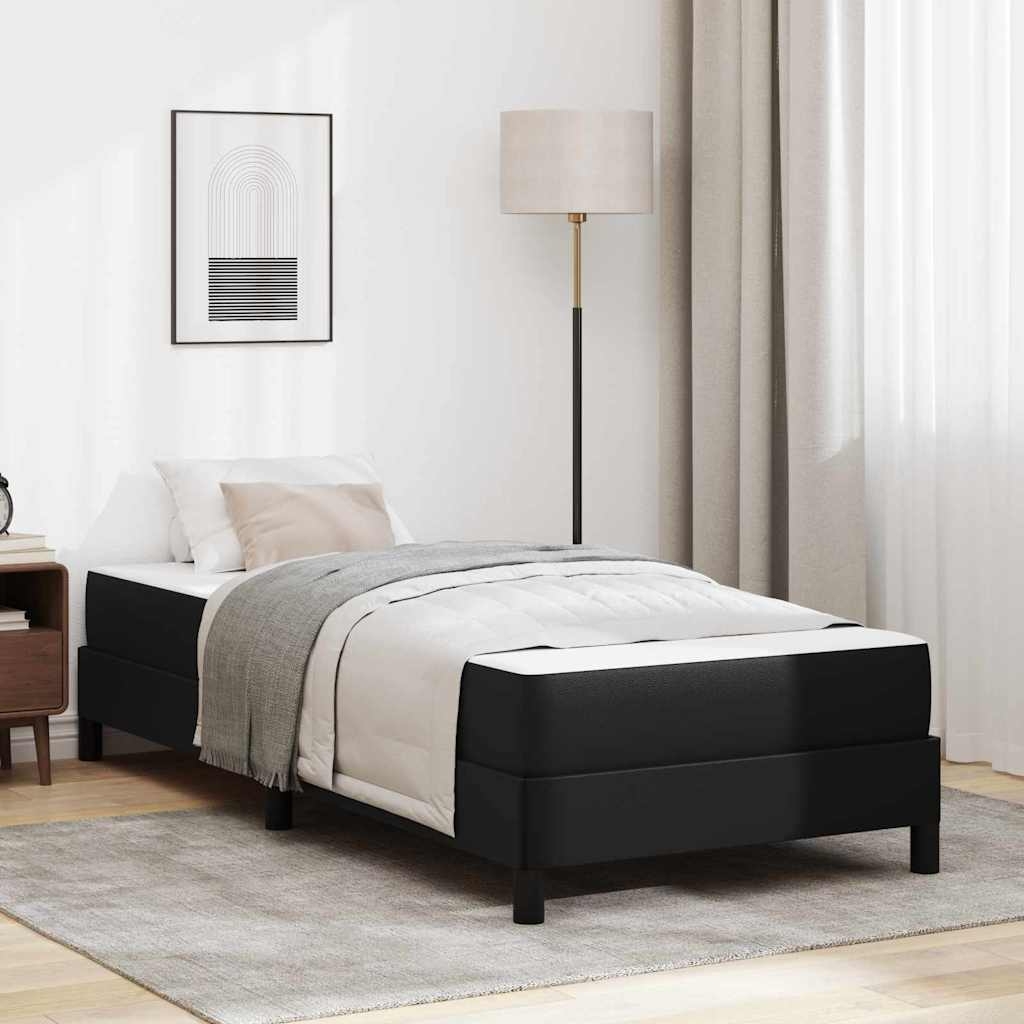Bett Sonstiges Schwarz 80 x 200 cm Kunstleder