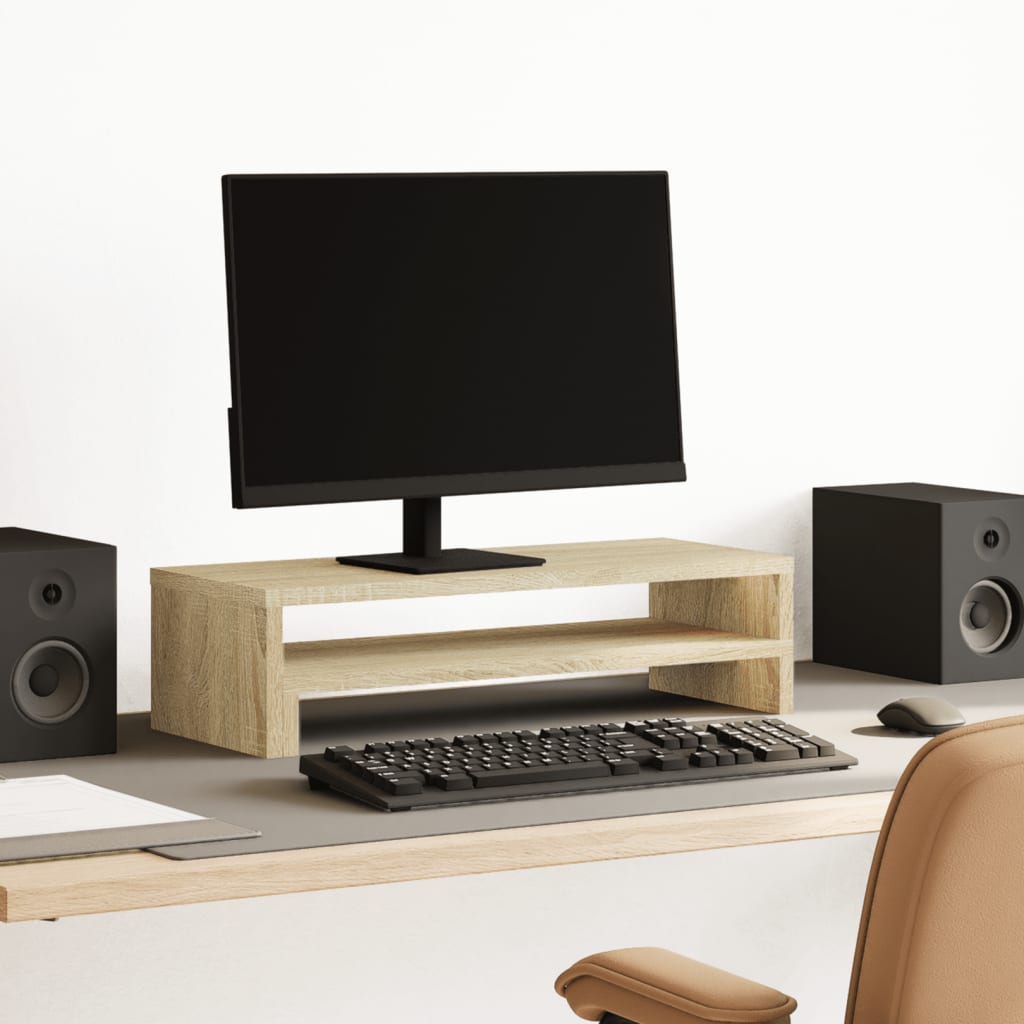 Monitorständer Sonoma-Eiche 54x22x15 cm Holzwerkstoff Monitorständer Sonoma-Eiche 54x22x15 cm Holzwerkstoff