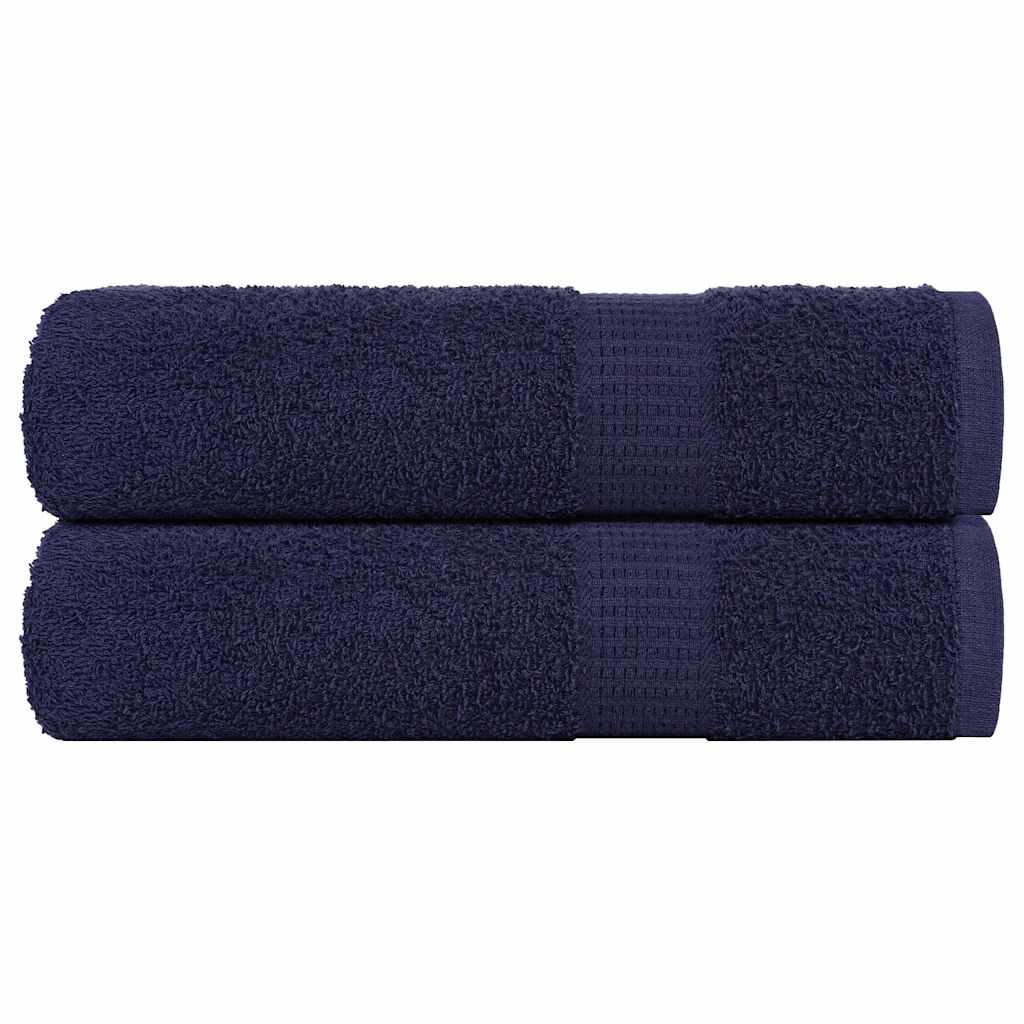 Duschtücher 2 Stk. Marineblau 70x140 cm 360 g/m² 100% Baumwolle