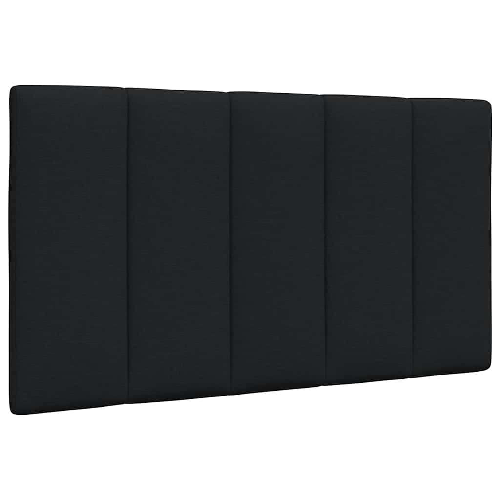Kopfteil-Kissen Schwarz 90 cm Stoff