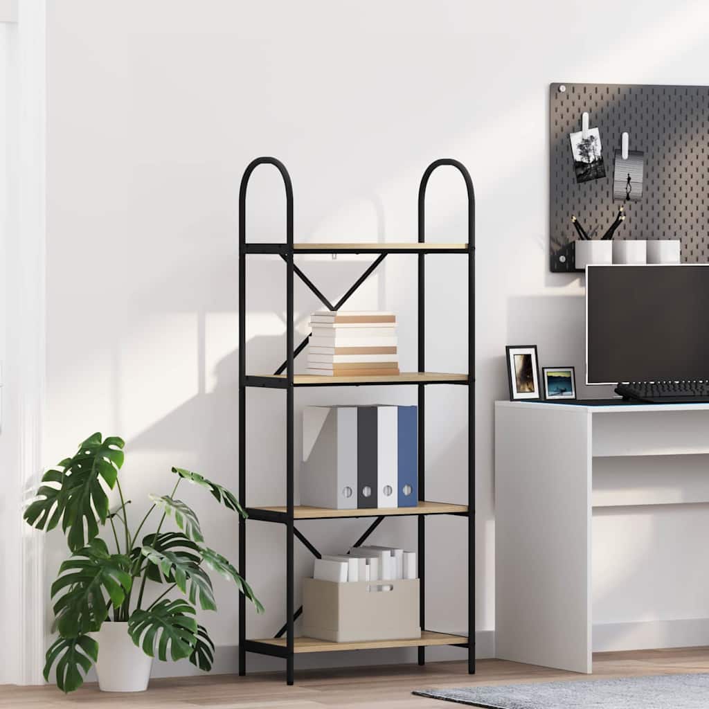 Regal Sonoma Eiche 60 x 30 x 146 cm Holzwerkstoff