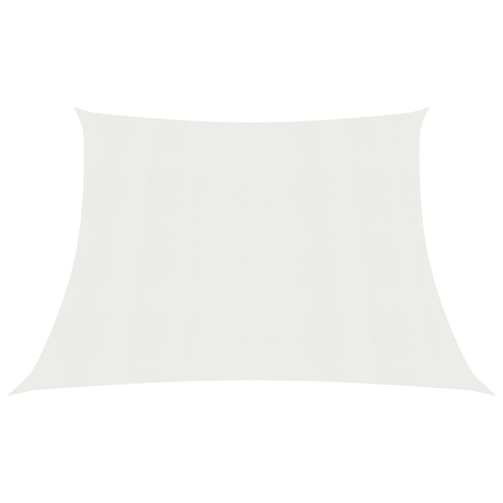 Sonnensegel 160 g/m² Weiß 3/4x2 m HDPE