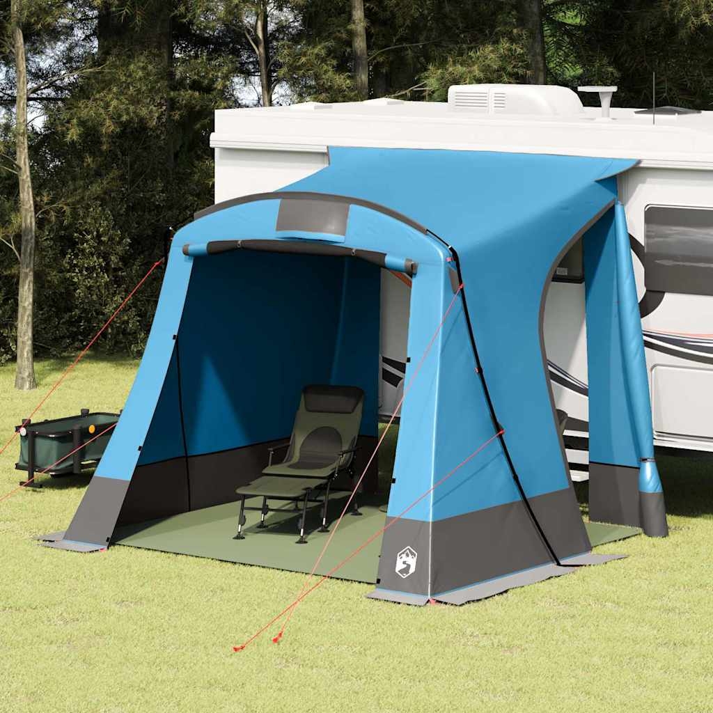 Zelt mit Dach Sonstiges Blau und Schwarz 285 x 255 x 245 cm Polyester