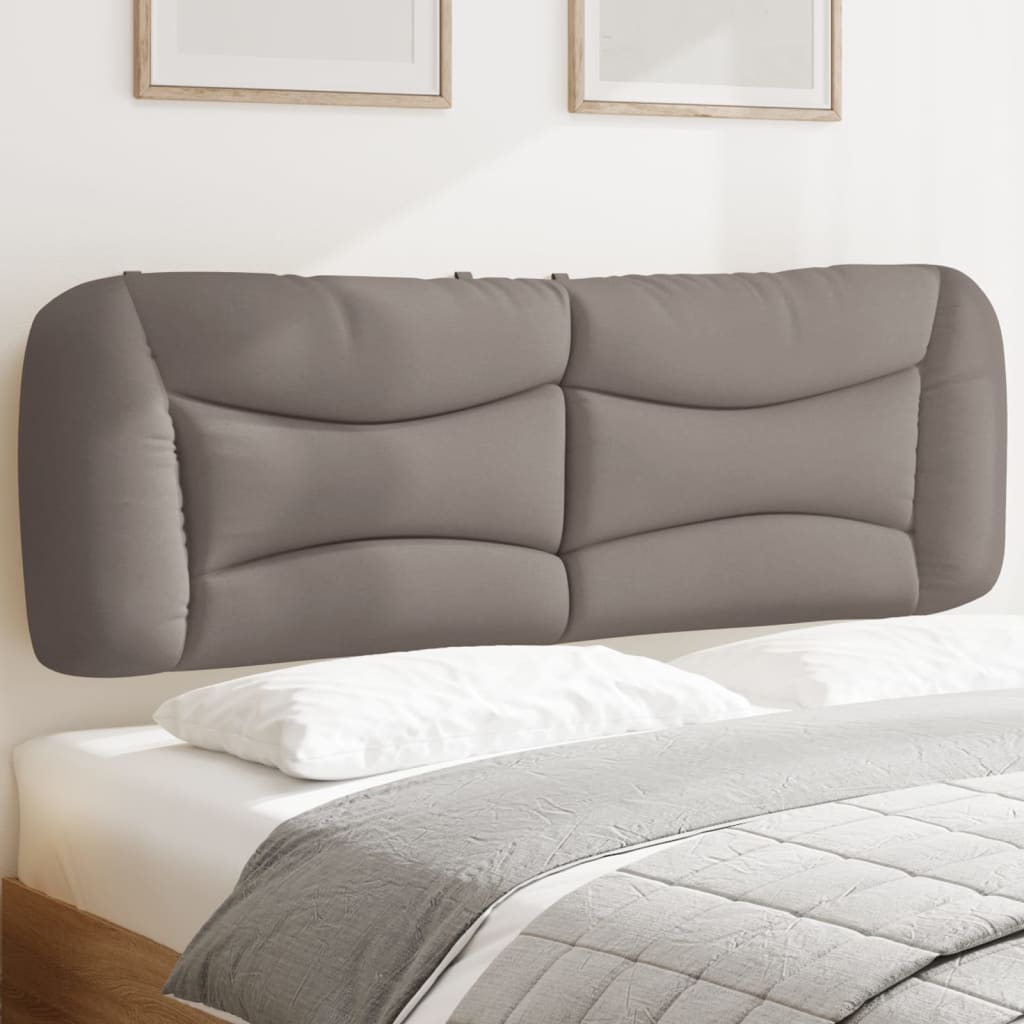 Kopfteil-Kissen Taupe 160 cm Stoff