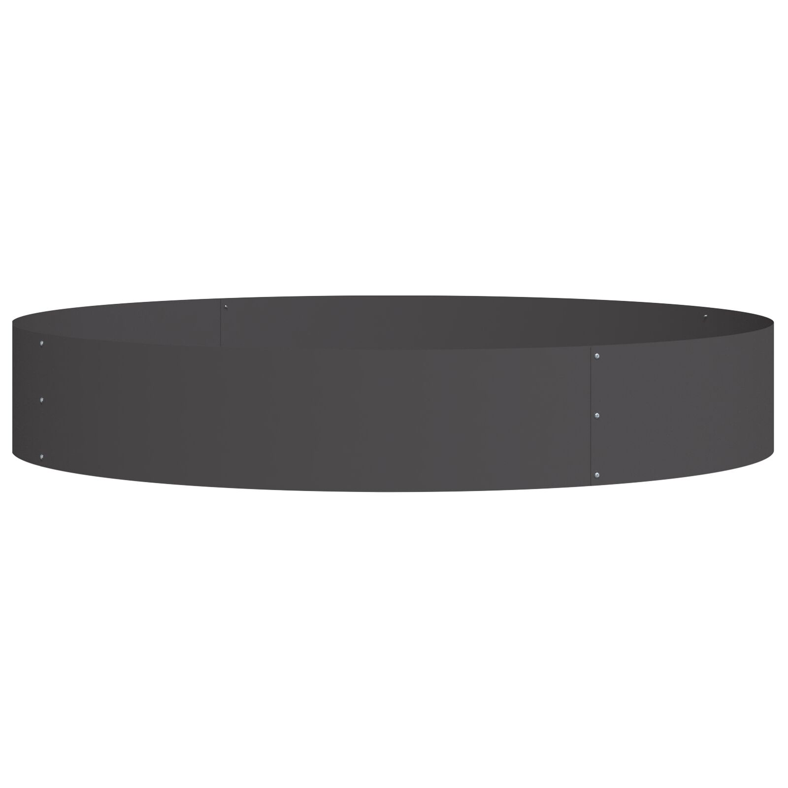 großer schwarzer Pflanztopf Schwarz Metall Groß