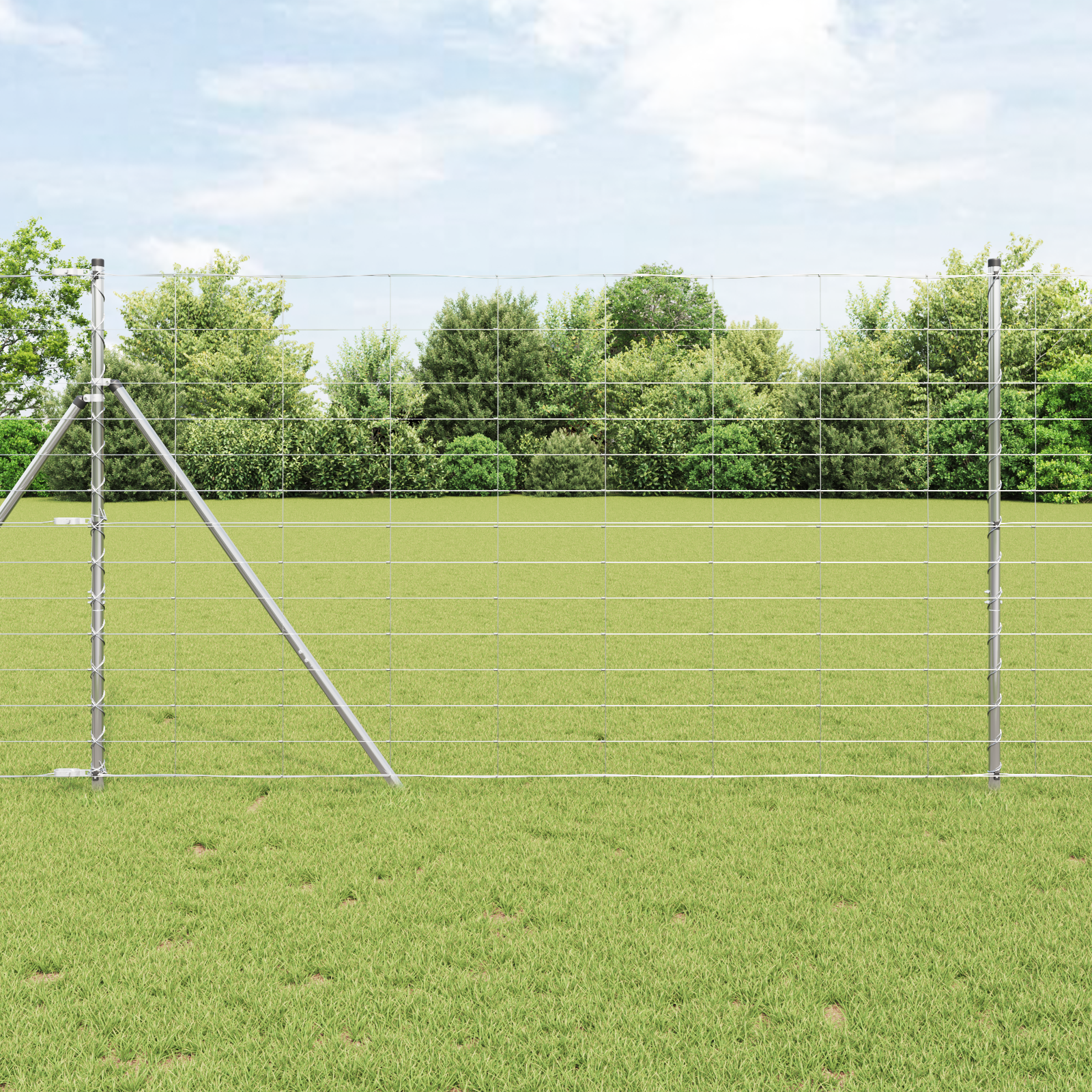 Feldzaun 1,4x50 m verzinkter Stahl