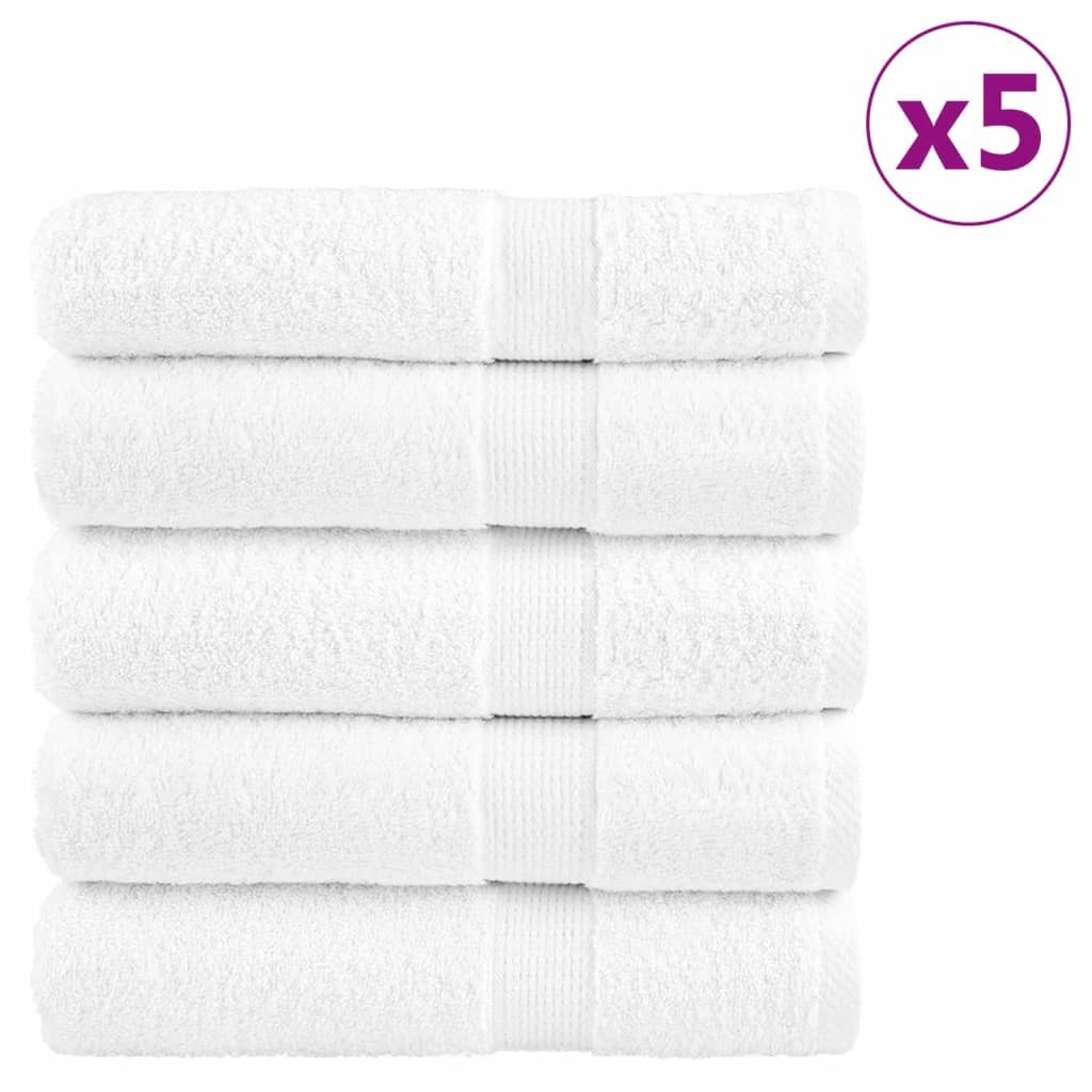 Premium-Duschtücher 25 Stk. 70x140 cm 600 g/m² 100% Baumwolle