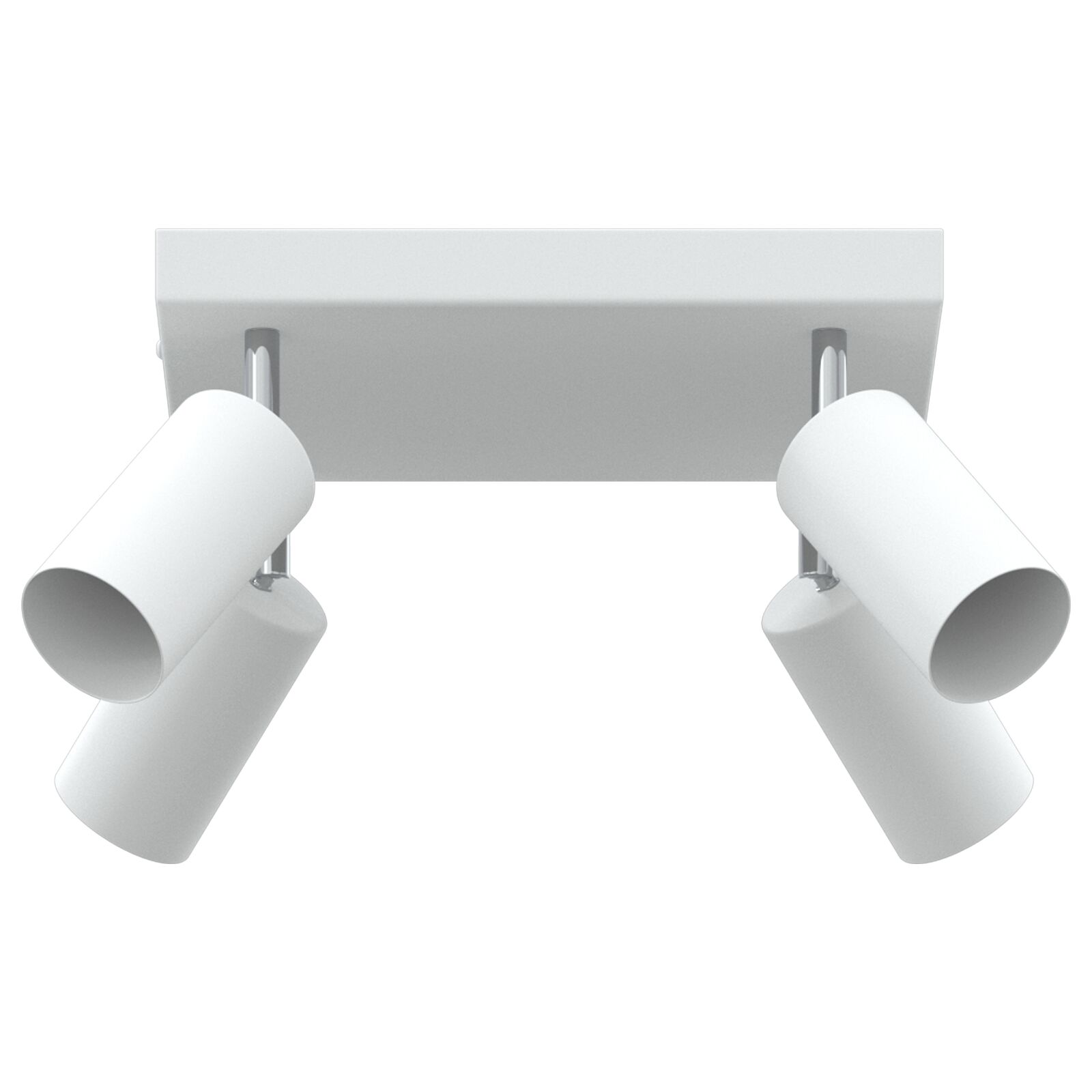 Deckenstrahler 4-Wege Verstellbar Weiß GU10
