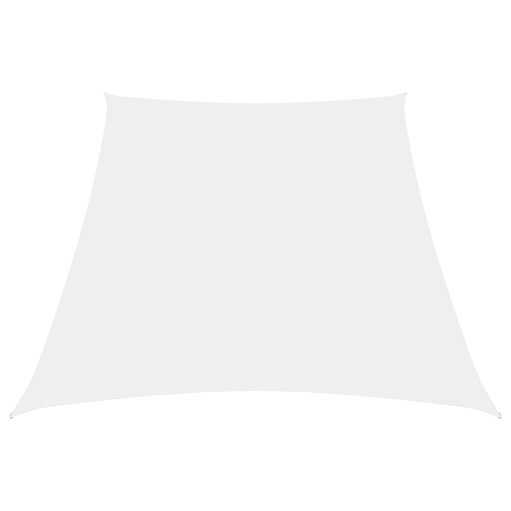 Sonnensegel Oxford-Gewebe Trapezförmig 2/4x3 m Weiß