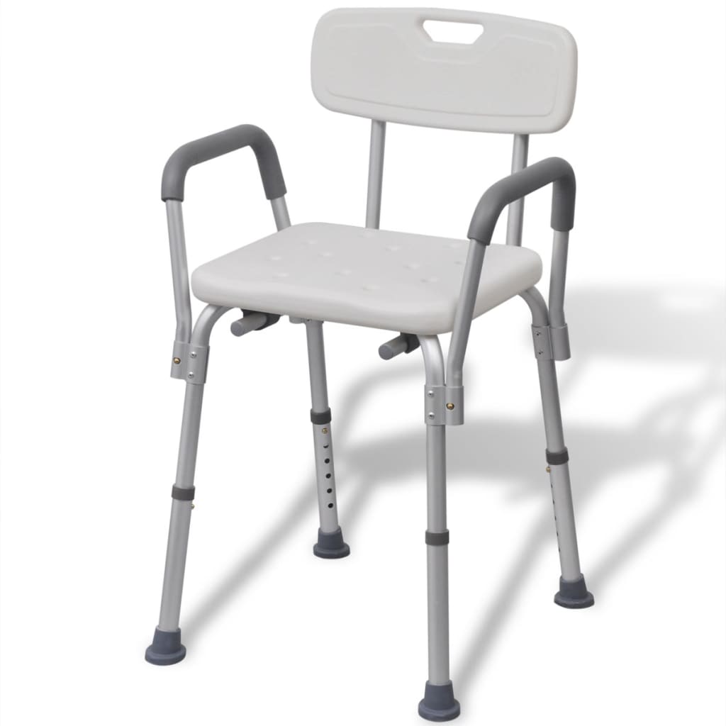 Duschstuhl Aluminium Weiß Duschstuhl Aluminium Weiß