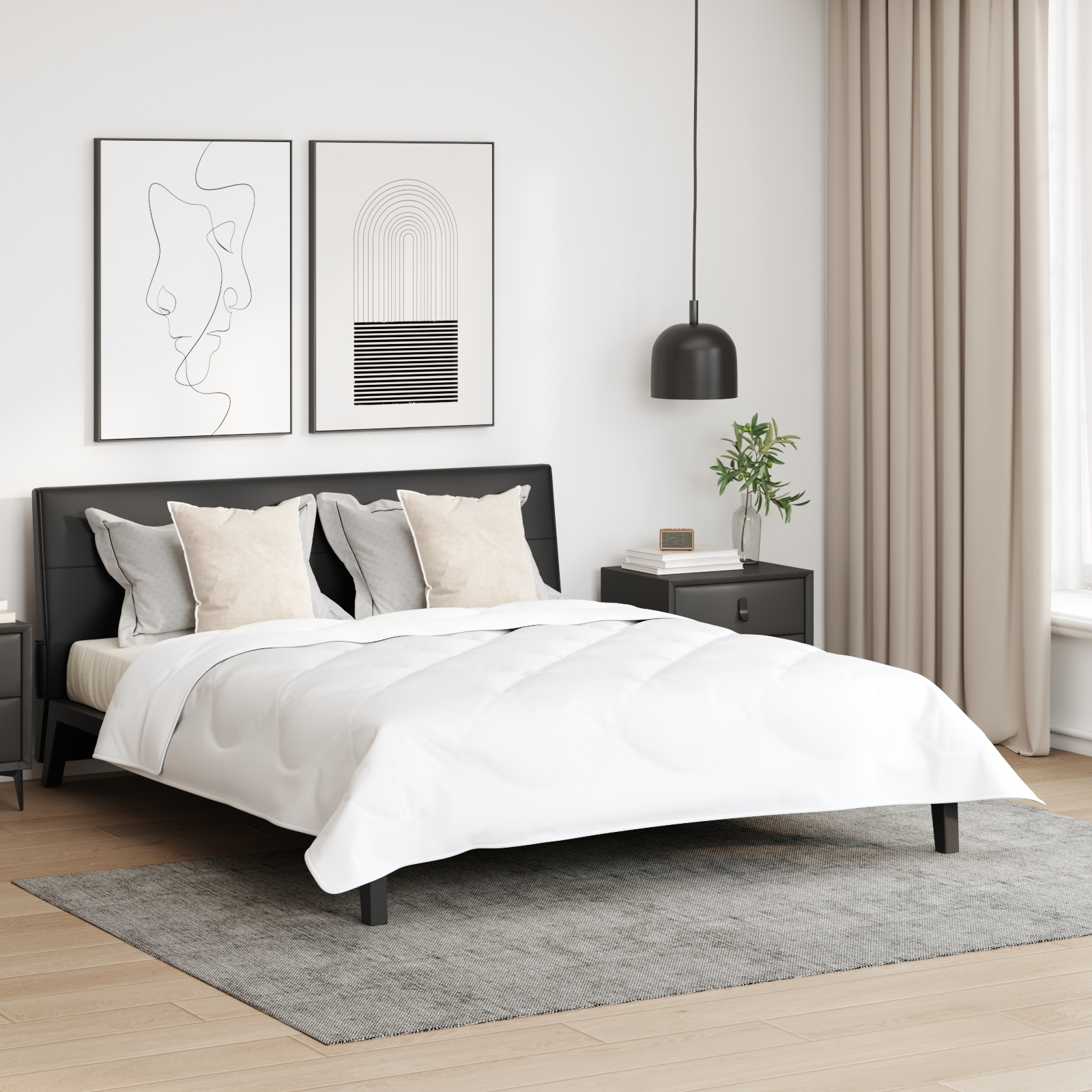 Kissen 2 pcs Weiß 40 x 40 cm 130gsm 100% Baumwolle