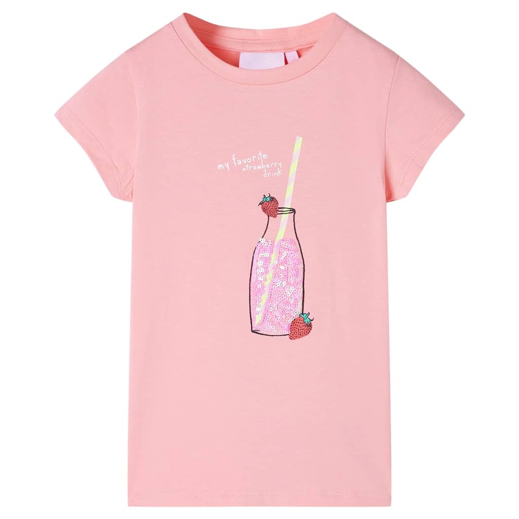 Kinder-T-Shirt Rosa 128 Kinder-T-Shirt Rosa 128
