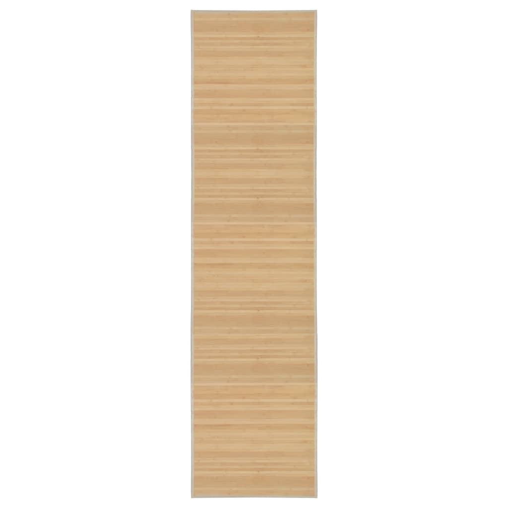 Teppich Bambus 80x300 cm Natur